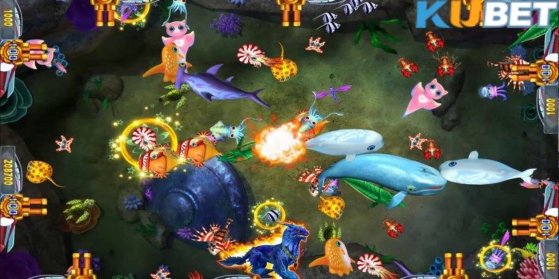 Bắn cá Kubet liên tục tung ra các sinh vật mới dễ bắn hạ