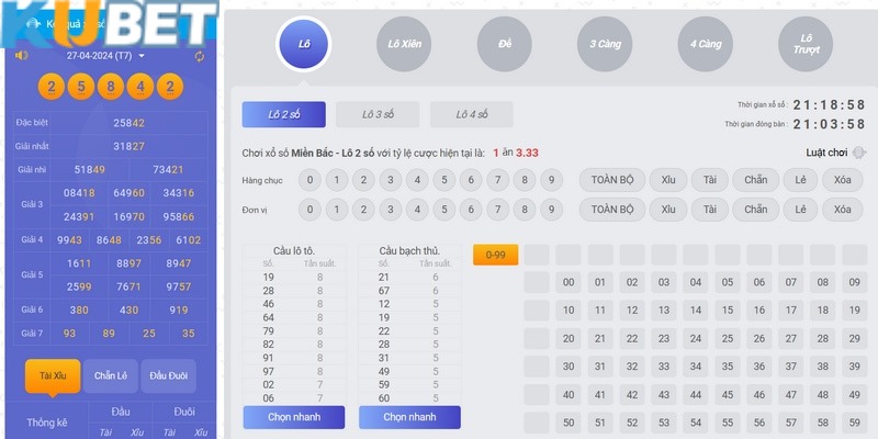 Xổ số 3 miền Kubet đưa đam mê của nhiều hội viên về bờ 2 Có nhiều loại hình chốt số thú vị hoàn trả hấp dẫn