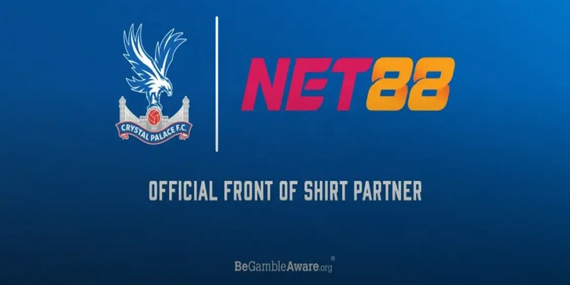 Net88 trở thành đối tác áo đấu của Crystal Palace